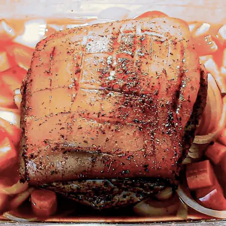 Schweineschmorbraten nach Art H.-J. Lecker