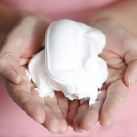 Rasierschaum gegen Karottenflecken