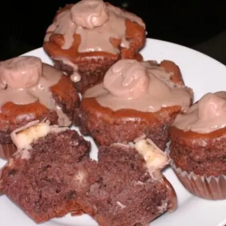 Schoko-Bananen-Muffins