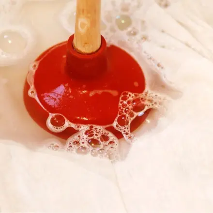 Waschen mit dem Pümpel