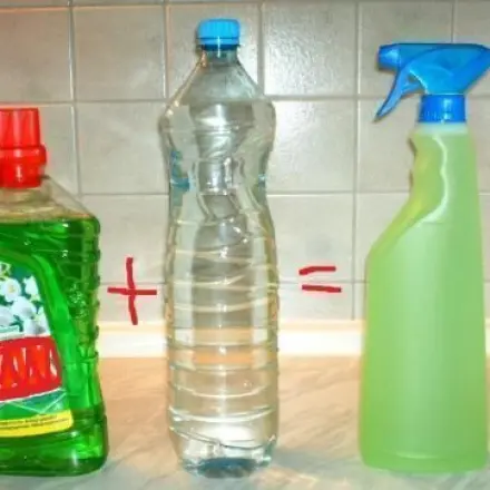 Preiswertes Allzweck-Reiniger-Spray selbst gemischt
