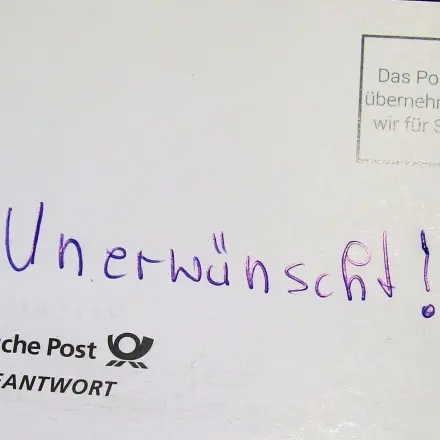 Werbeschreiben entsorgen