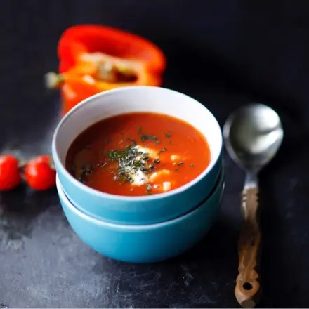 Tomaten-Paprikasuppe nach Dr. Lecker