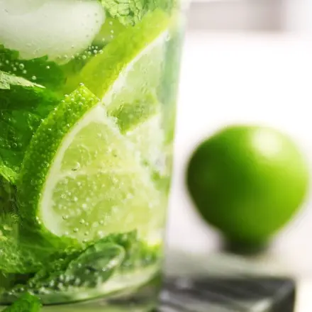 Lemon Squash (Limetten-Minz Limonade)