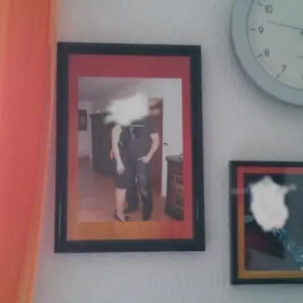 Farblich passender Hintergrund im Fotorahmen