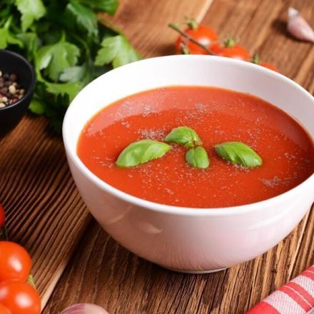 Tomatensuppe mit echten Tomaten