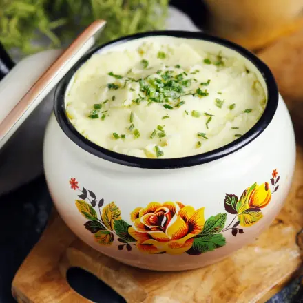 Kartoffelbrei mit Frischkäse & saurer Sahne: zum Reinlegen lecker