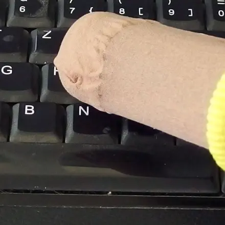 Computertastatur schnell reinigen