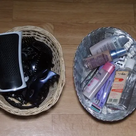 Haushaltsorganisation - mit Körbchen