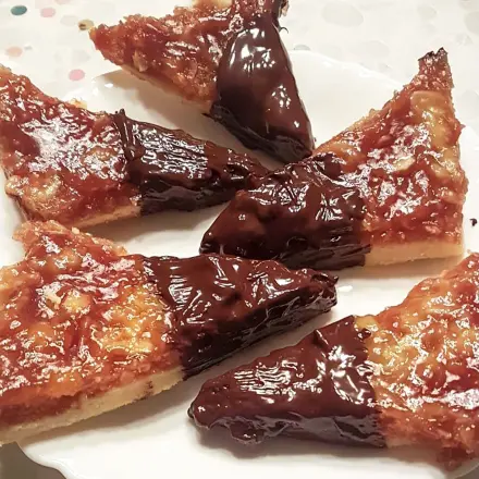 Nussecken leichter glasieren