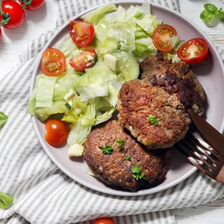 Bei Hackfleischgerichten die halbe Menge Fleisch einsparen