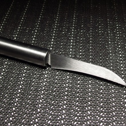 Messer schärfen mit altem Ledergürtel