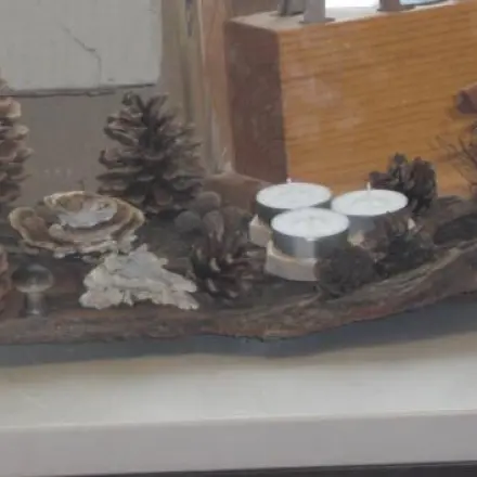 Weihnachtliche Deko aus Naturmaterialien