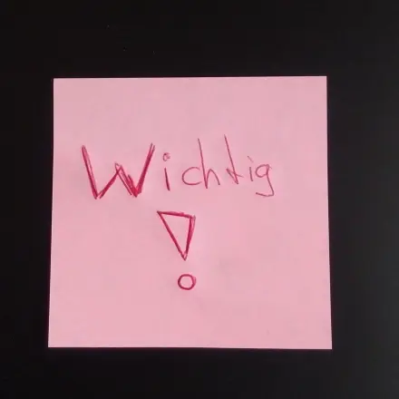 Wichtige Dinge nicht vergessen: Handlung ins Bewusstsein holen