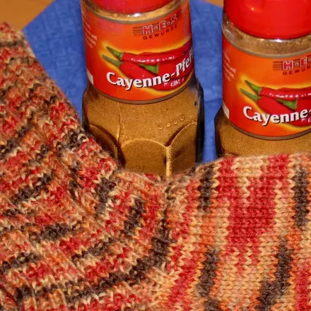 Cayennepfeffer gegen kalte Füße