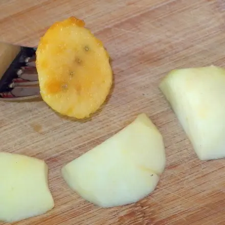 Obst mit Karamelkruste