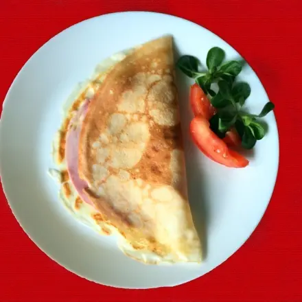 Schnelle Pfannkuchen-Calzone for Kids
