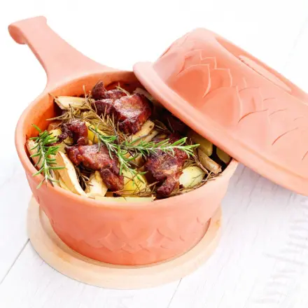Lammfilet im Römertopf