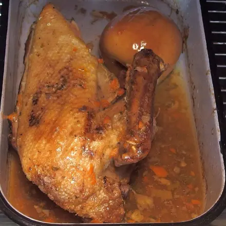 Entenbrust durchgebraten aber superzart