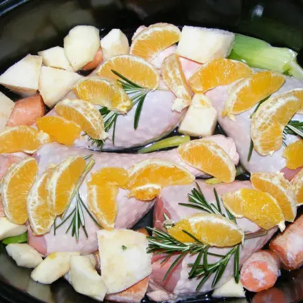 Weihnachtsessen für wenig Geld - Putenoberkeule