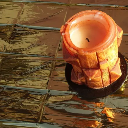 Rettungsdecke als Tischdecke verwenden