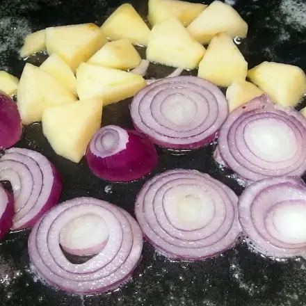 Apfel-Zwiebel-Verlockung