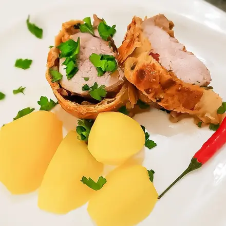 Schweinefilet im Blätterteig
