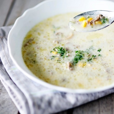 Lauch-Creme-Suppe