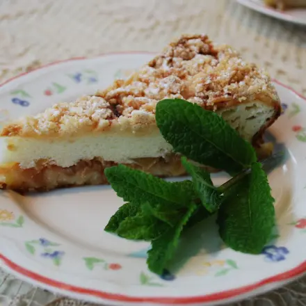 Apfel-Pudding-Kuchen