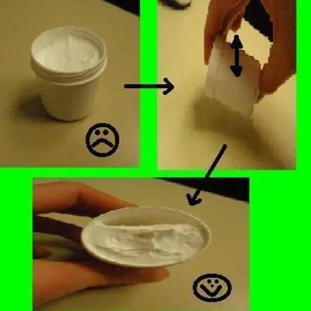 Hautcreme leichter aus der Dose bekommen