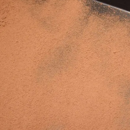 Blech behandeln vor dem Backen: mit Kakao statt Mehl