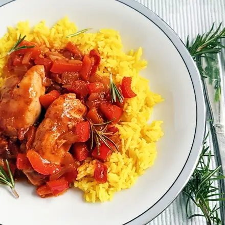 Hähnchen in Kokosnuss-Curry - schnell und lecker