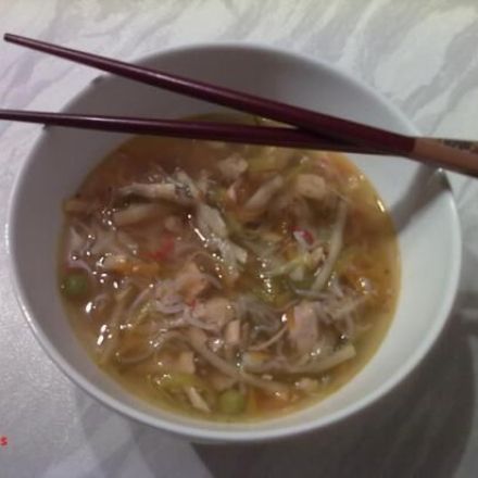 Fernöstliche Erkältungssuppe - auch für Gesunde!
