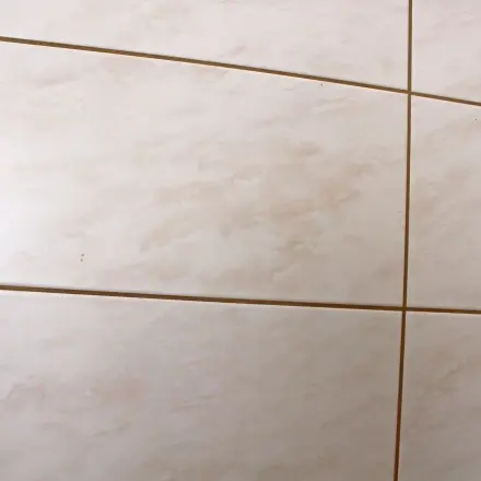 Kalk auf Fliesen mit Spülmaschinenpulver entfernen