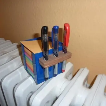 Stiftehalter mit Zettelbox - Stiftehalter selbstgemacht