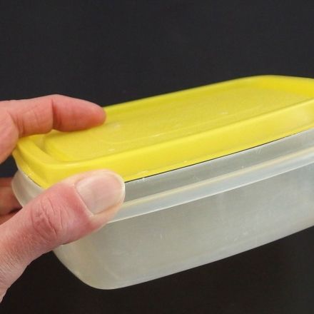 Plastikdeckel verzogen - Deckel wieder in Form bringen