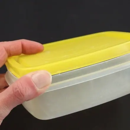 Plastikdeckel verzogen - Deckel wieder in Form bringen