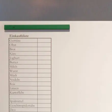 Einkaufsliste aus dem PC