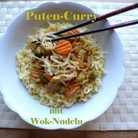 Putencurry mit Bananen