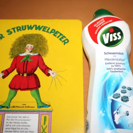 Verschmutzte Bilderbücher saubermachen