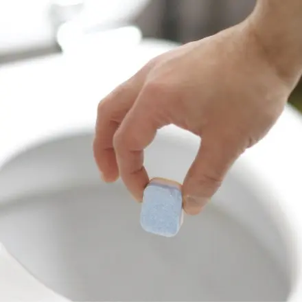 Toilette reinigen mit Geschirrreiniger-Tabs