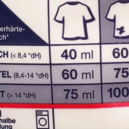 So dosiere ich richtig - Waschmittelmenge ermitteln