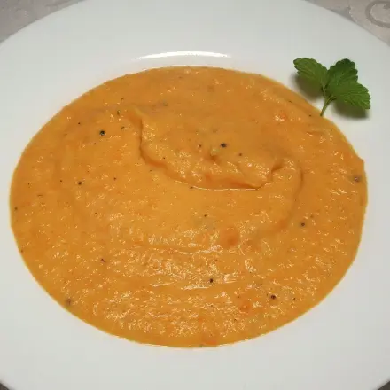 Cremesuppen super schnell gekocht - Suppe vor dem Kochen pürieren