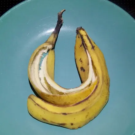 Wasserflecken / Wasserränder am Schuh vermeiden mit Bananenschale