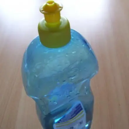 Topfblumen gezielt gießen - mit Klarspülerflasche