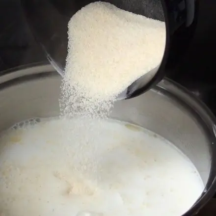 Grießbrei ungesüßt kochen - Grießbrei-Reste weiterverwenden