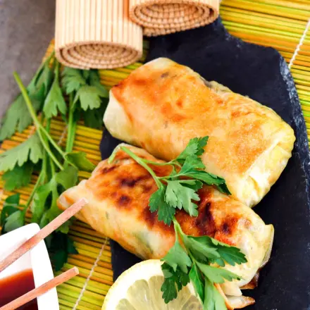 Vietnamesische Frühlingsrollen (nicht frittiert!)