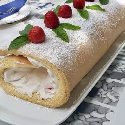 Biskuitrolle aufrollen ohne das sie bricht