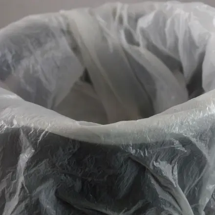 Obst & Gemüsebeutel weiterverwenden - im Kosmetikeimer