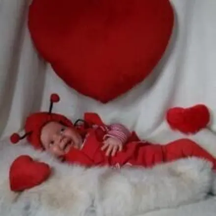 Hunde Dress für Babyfotografie verwenden